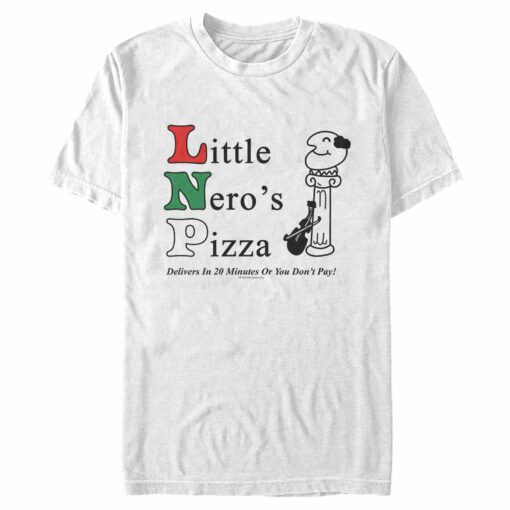 Men_s Home Alone Little Nero’s Pizza T-Shirt