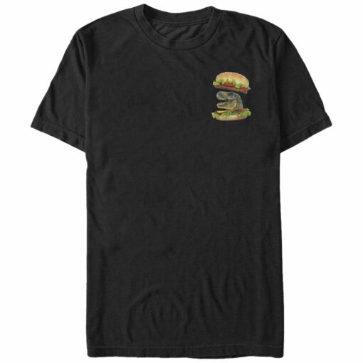 Men_s Lost Gods Dinosaur Cheeseburger T-Shirt