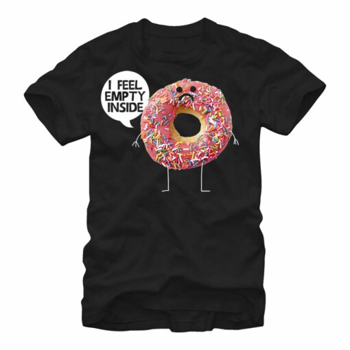 Men_s Lost Gods Doughnut I Feel Empty Inside T-Shirt