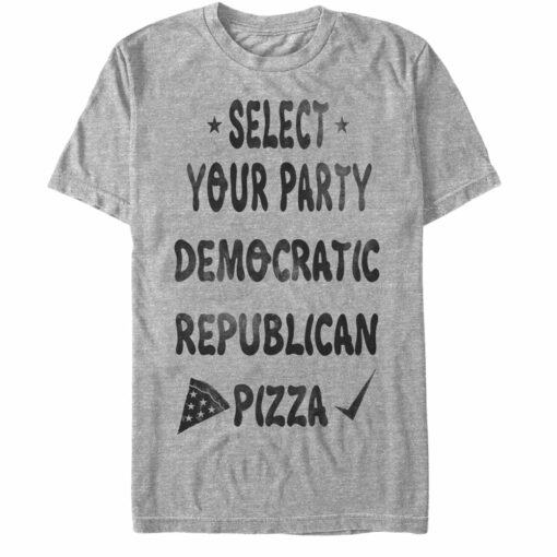 Men_s Lost Gods Election Pizza Party T-Shirt