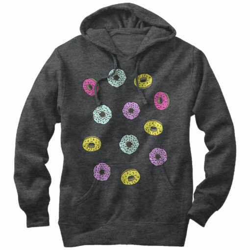 Men_s Lost Gods Flying Sprinkle Doughnuts Pull Over Hoodie