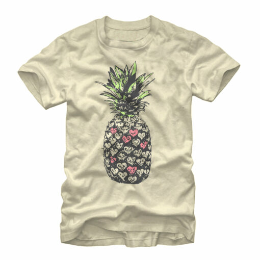 Men_s Lost Gods Heart Pineapple T-Shirt