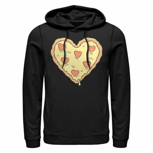 Men_s Lost Gods Heart Pizza Pull Over Hoodie