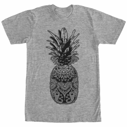 Men_s Lost Gods Henna Pineapple Print T-Shirt