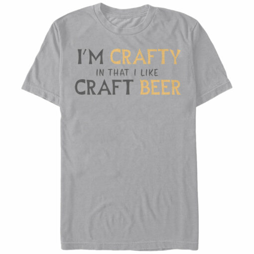 Men_s Lost Gods I_m Crafty I Like Craft Beer T-Shirt