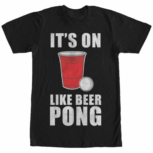 Men_s Lost Gods I_s On Like Beer Pong T-Shirt