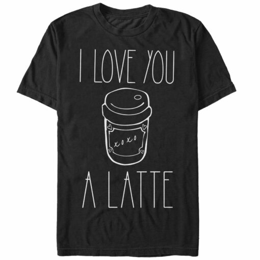 Men_s Lost Gods Love You Latte Cup T-Shirt