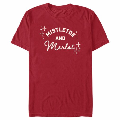 Men_s Lost Gods Mistletoe and Merlot T-Shirt