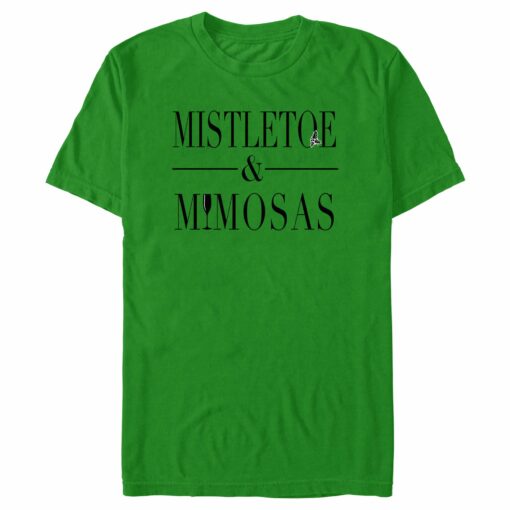 Men_s Lost Gods Mistletoe and Mimosas T-Shirt