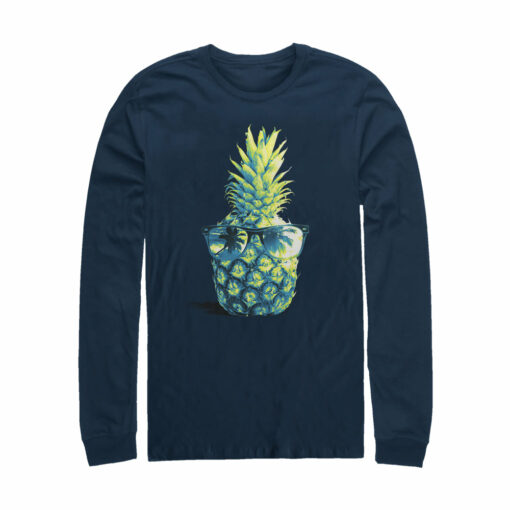 Men_s Lost Gods Pineapple Sunglasses Long Sleeve Shirt