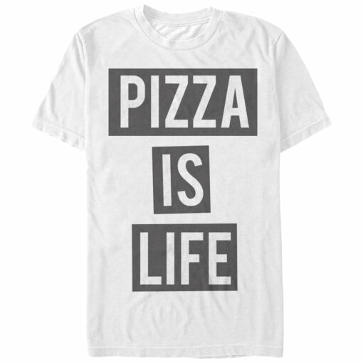 Men_s Lost Gods Pizza is Life T-Shirt