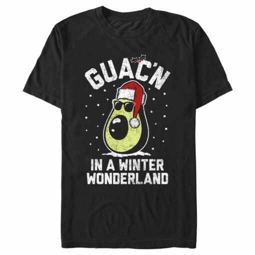 Men_s Lost Gods Quac_n in a Winter Wonderland T-Shirt