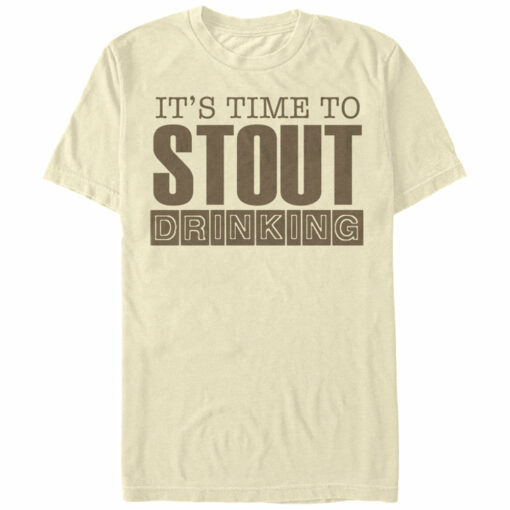 Men_s Lost Gods Time to Stout Drinking Beer T-Shirt