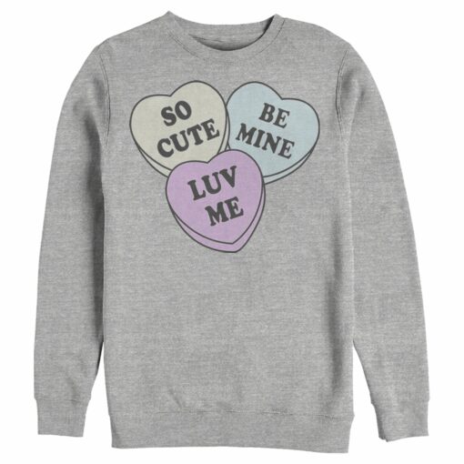 Men_s Lost Gods Valentine_s Day Candy Hearts Sweatshirt