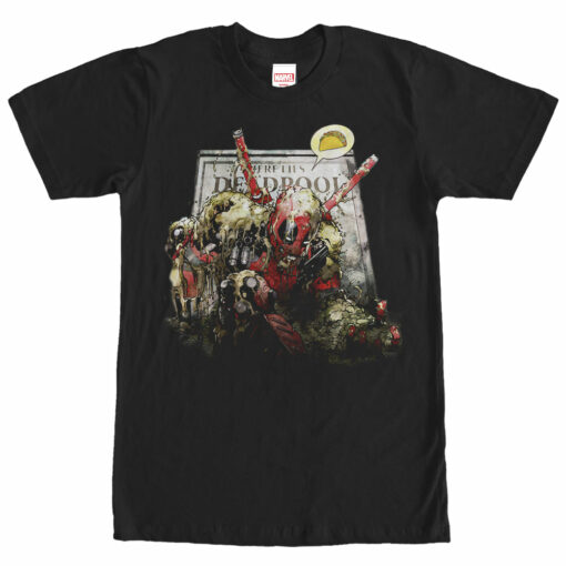 Men_s Marvel Deadpool Rise for Tacos T-Shirt