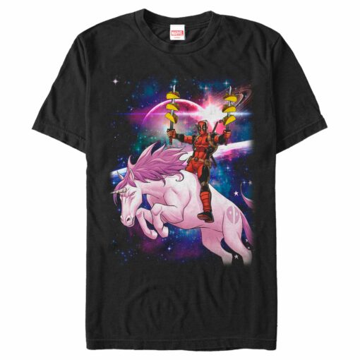 Men_s Marvel Deadpool Universe Taco Unicorn T-Shirt