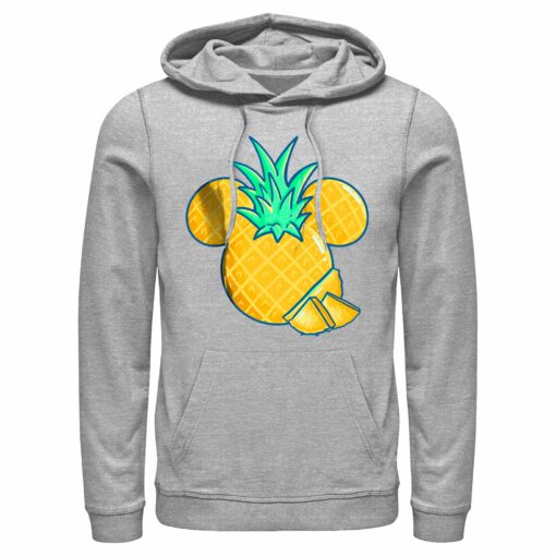 Men_s Mickey & Friends Pineapple Logo Pull Over Hoodie