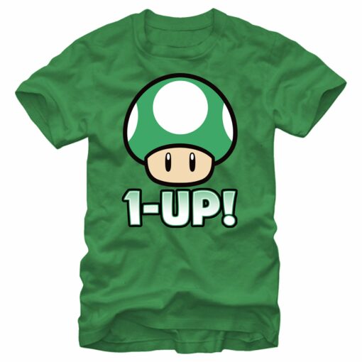 Men_s Nintendo 1-Up Mushroom T-Shirt