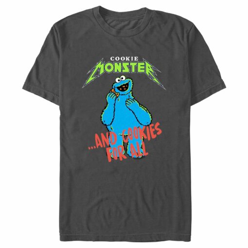 Men_s Sesame Street And Cookies for All Monster T-Shirt