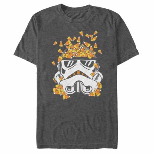 Men_s Star Wars A New Hope Halloween Stormtrooper Candy Corn T-Shirt