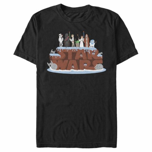 Men_s Star Wars Birthday Cake Logo T-Shirt