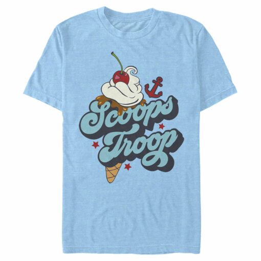 Men_s Stranger Things Scoops Troop Ice T-Shirt