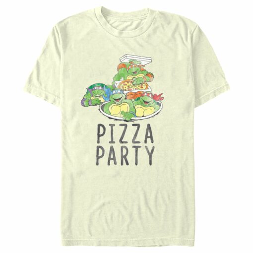 Men_s Teenage Mutant Ninja Turtles Pizza Party Ninjas T-Shirt