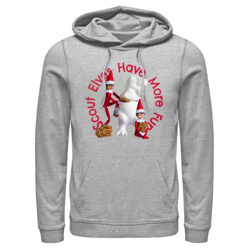 Men_s The Elf on the Shelf Scout Elves Fun Pull Over Hoodie