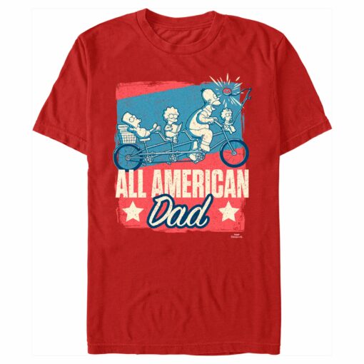 Men_s The Simpsons All American Dad T-Shirt