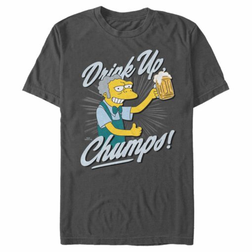 Men_s The Simpsons Drink Up, Champs T-Shirt