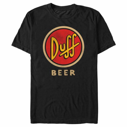 Men_s The Simpsons Duff Classic Beer Logo T-Shirt