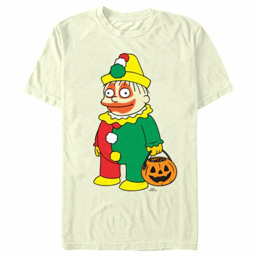 Men_s The Simpsons Halloween Clown Ralph T-Shirt