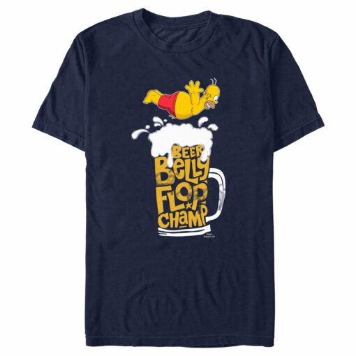 Men_s The Simpsons Homer Beer Belly Champ T-Shirt