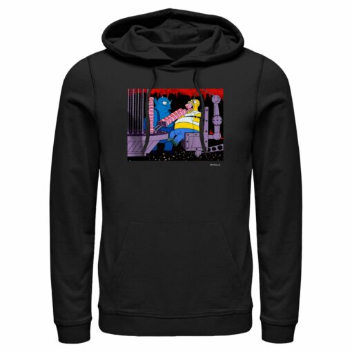 Men_s The Simpsons Homer and the Devil Pull Over Hoodie