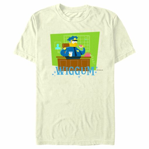 Men_s The Simpsons Officer Wiggum_s Office T-Shirt