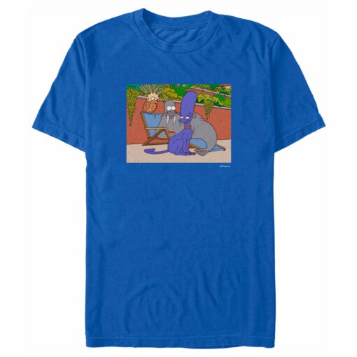 Men_s The Simpsons Treehouse of Horrors Animals Scene T-Shirt