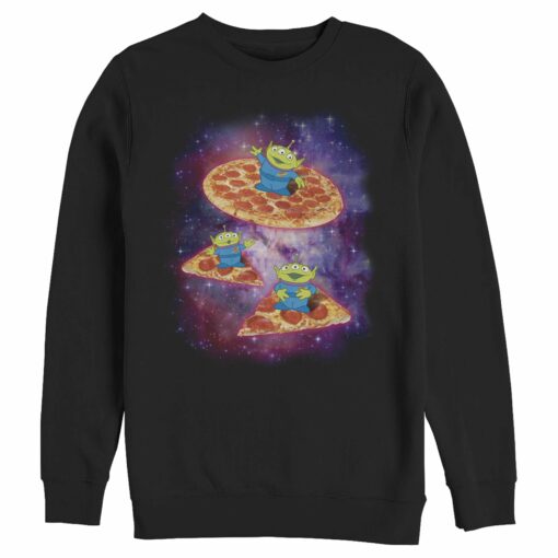 Men_s Toy Story Alien Pizza Saucer Sweatshirt