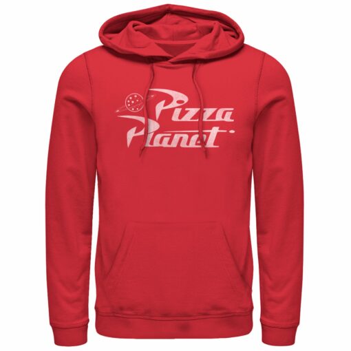 Men_s Toy Story Pizza Planet Logo Pull Over Hoodie