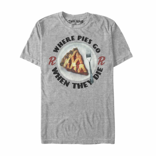 Men_s Twin Peaks Where Pies Go When They Die T-Shirt