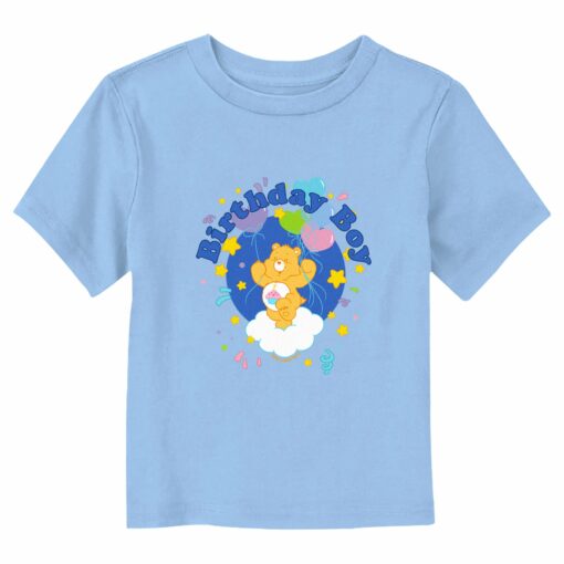 Toddler_s Care Bears Birthday Bear Boy Balloons T-Shirt