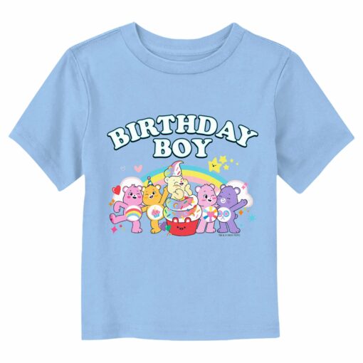 Toddler_s Care Bears Birthday Boy Celebration T-Shirt