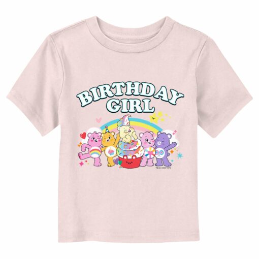 Toddler_s Care Bears Birthday Girl Celebration T-Shirt