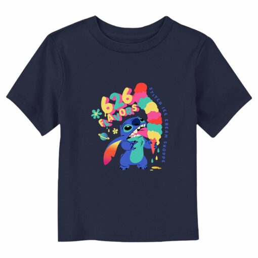 Toddler_s Lilo & Stitch 626 Ice Cream Flavors T-Shirt