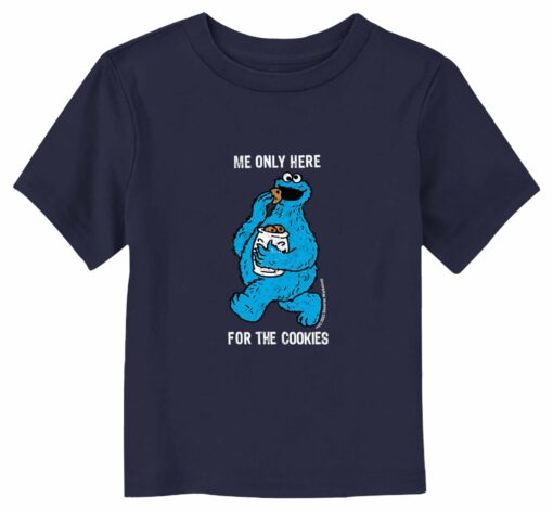 Toddler_s Sesame Street Me Only Here for the Cookies Walk T-Shirt