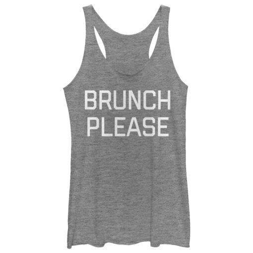 Women_s CHIN UP Brunch Please Racerback Tank Top