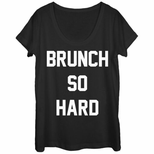 Women_s CHIN UP Brunch So Hard Scoop Neck