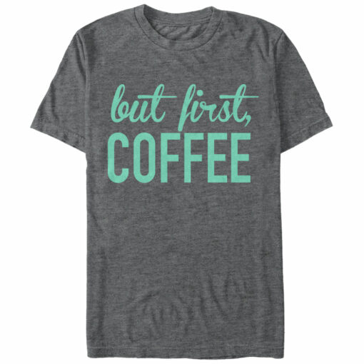 Women_s CHIN UP First Coffee Boyfriend Tee