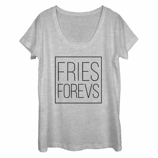 Women_s CHIN UP Fries Forevs Scoop Neck