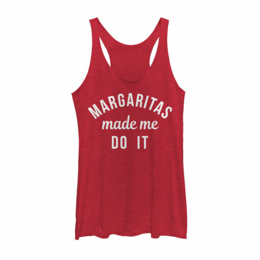 Women_s CHIN UP Margaritas Made Me Do It Racerback Tank Top