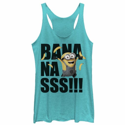 Women_s Despicable Me Minions Forever Racerback Tank Top